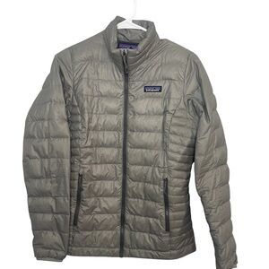 Patagonia Women’s XS Feather Gray Nano Puff Jacket Recycle Water Repellant